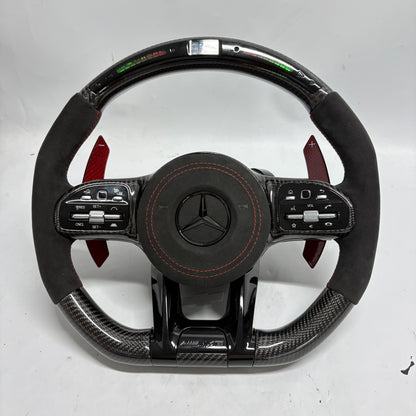 Custom Mercedes AMG GT Steering Wheel — front view
