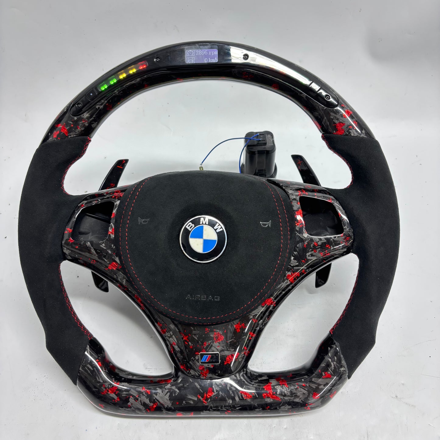 Custom BMW E6X/E8X/E9X Series Steering Wheel — front view