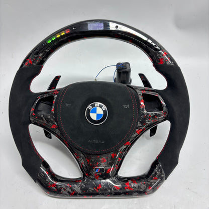 Custom BMW E6X/E8X/E9X Series Steering Wheel — front view