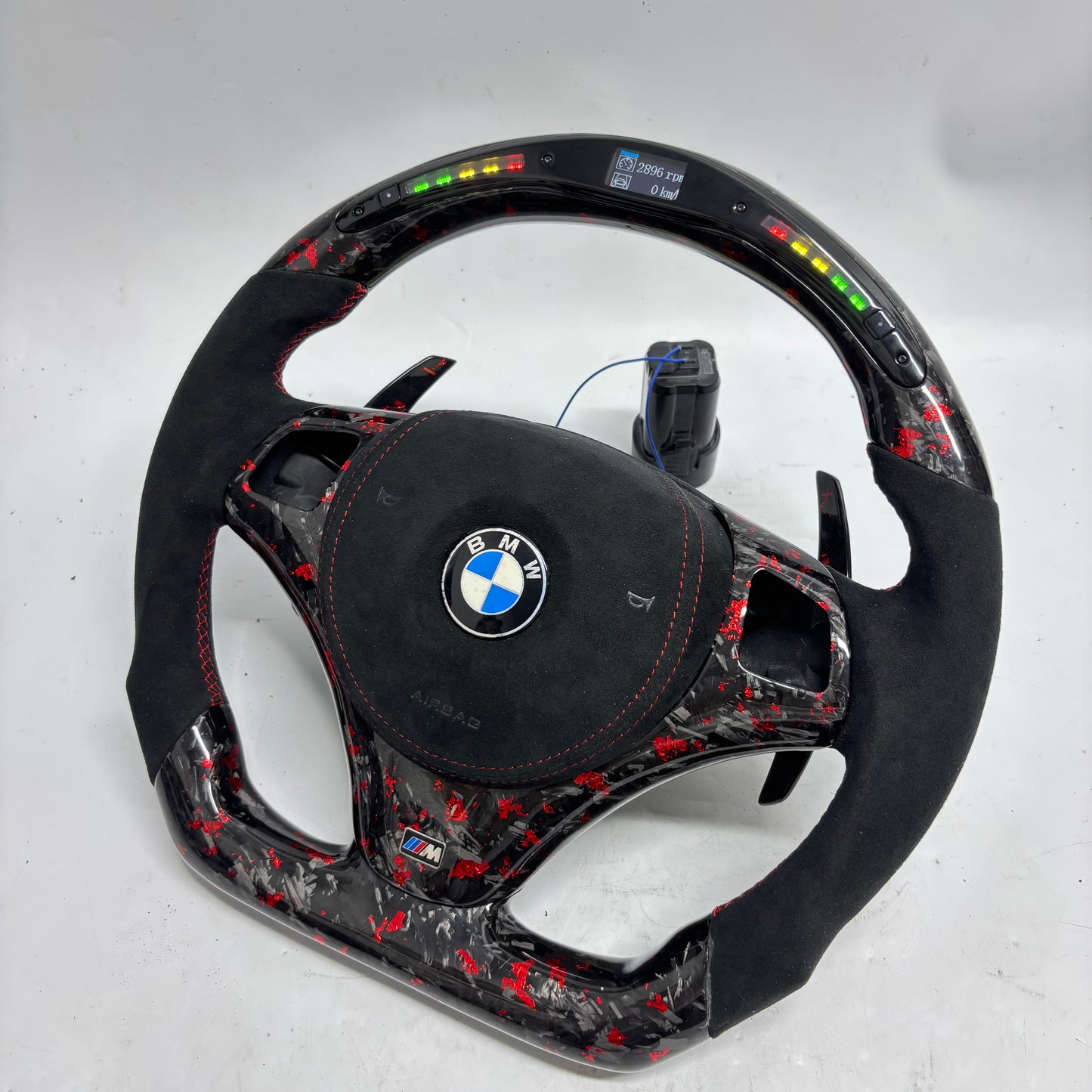 Custom BMW E6X/E8X/E9X Series Steering Wheel — view 3