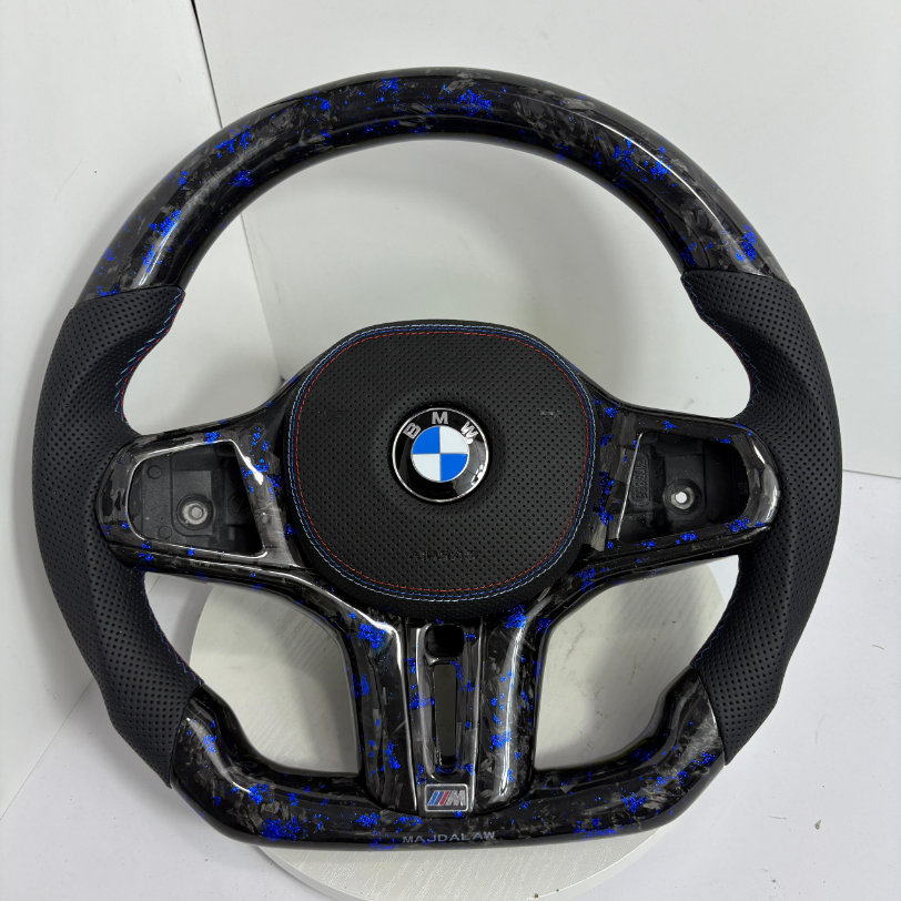 Custom BMW X6 Steering Wheel — front view