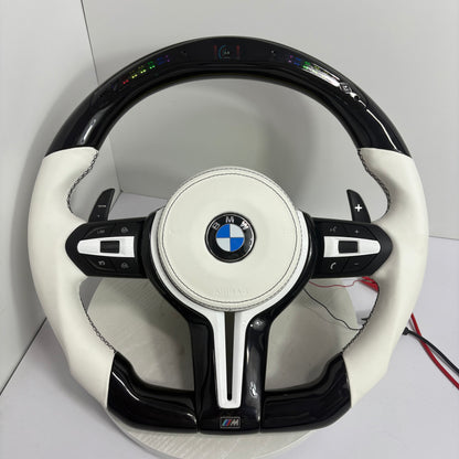 Custom BMW M4 Steering Wheel — front view