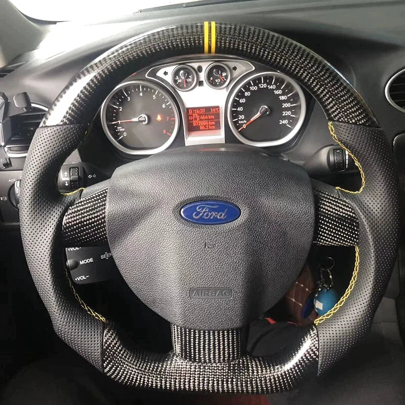 Custom Ford Fiesta Steering Wheel — front view