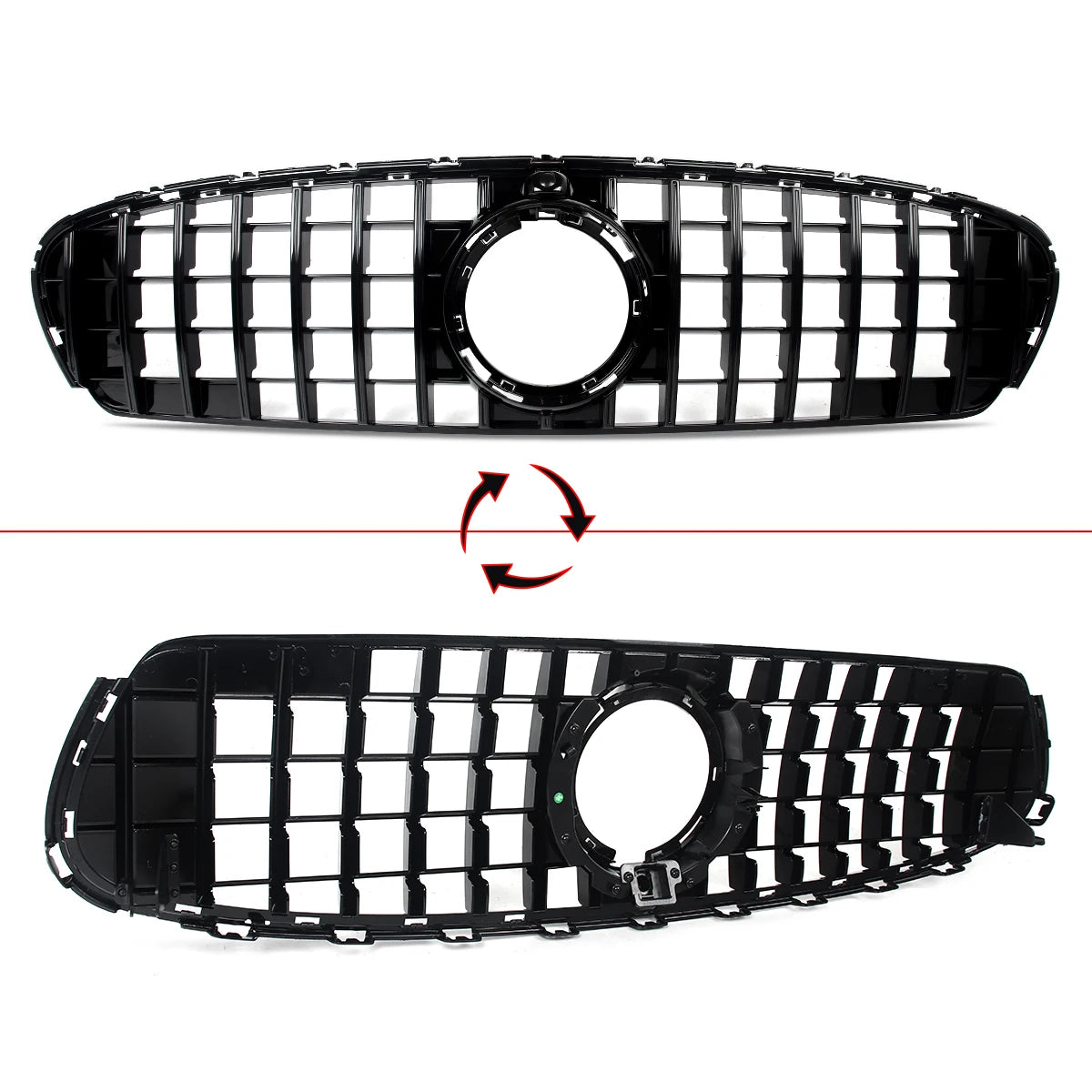Black Grille for Mercedes GLC X253 — view 7