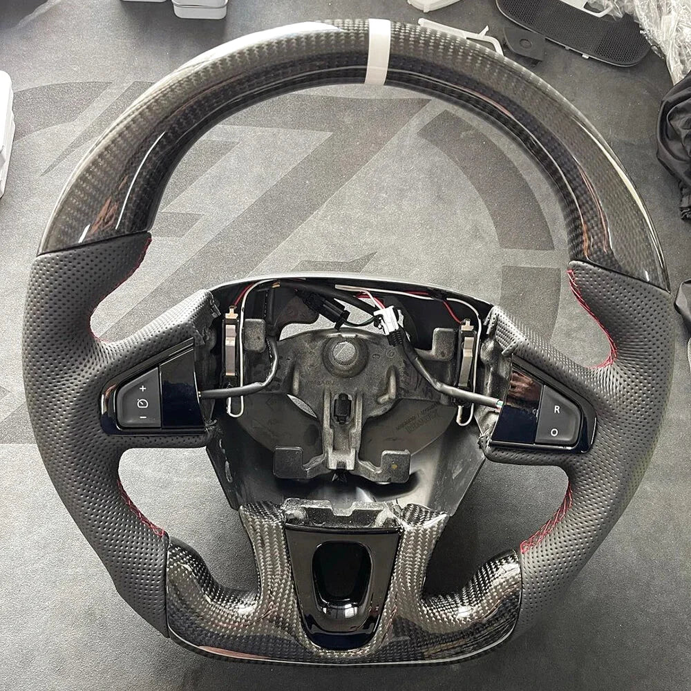 Custom Renault Megane 3/RS Steering Wheel — front view