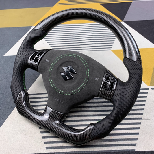 Custom Suzuki Swift Steering Wheel — front view