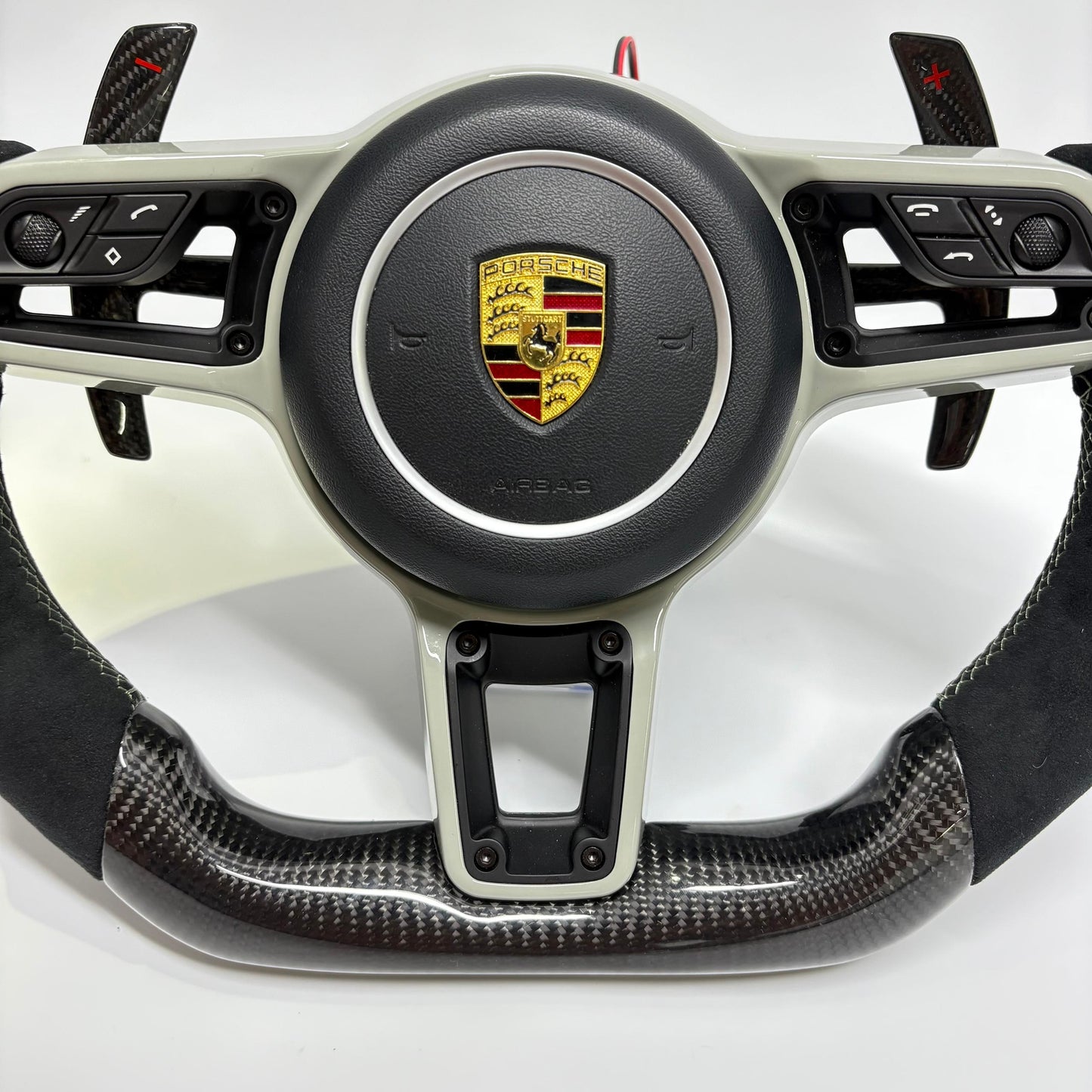 Custom Porsche Cayenne Steering Wheel — view 4
