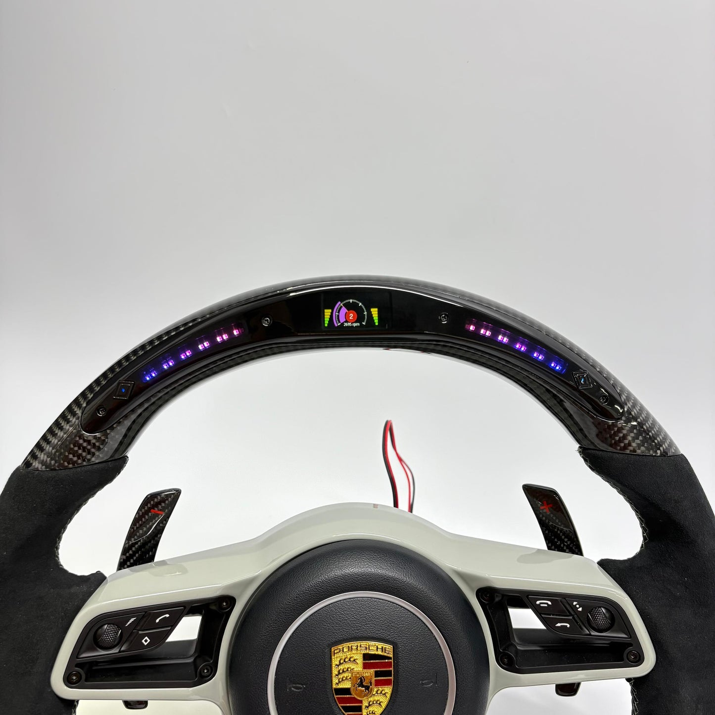 Custom Porsche Cayenne Steering Wheel — view 5