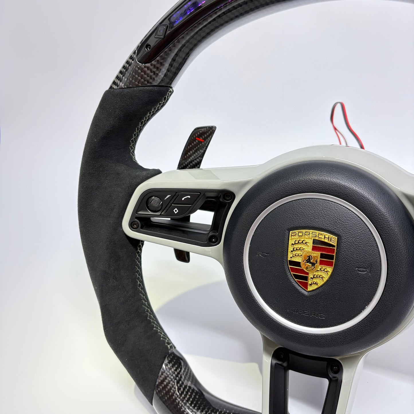 Custom Porsche Cayenne Steering Wheel — view 6