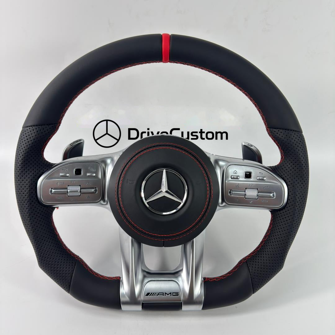 Custom Mercedes E-Class Steering Wheel — front view