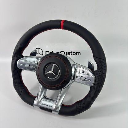 Custom Mercedes E-Class Steering Wheel — detail