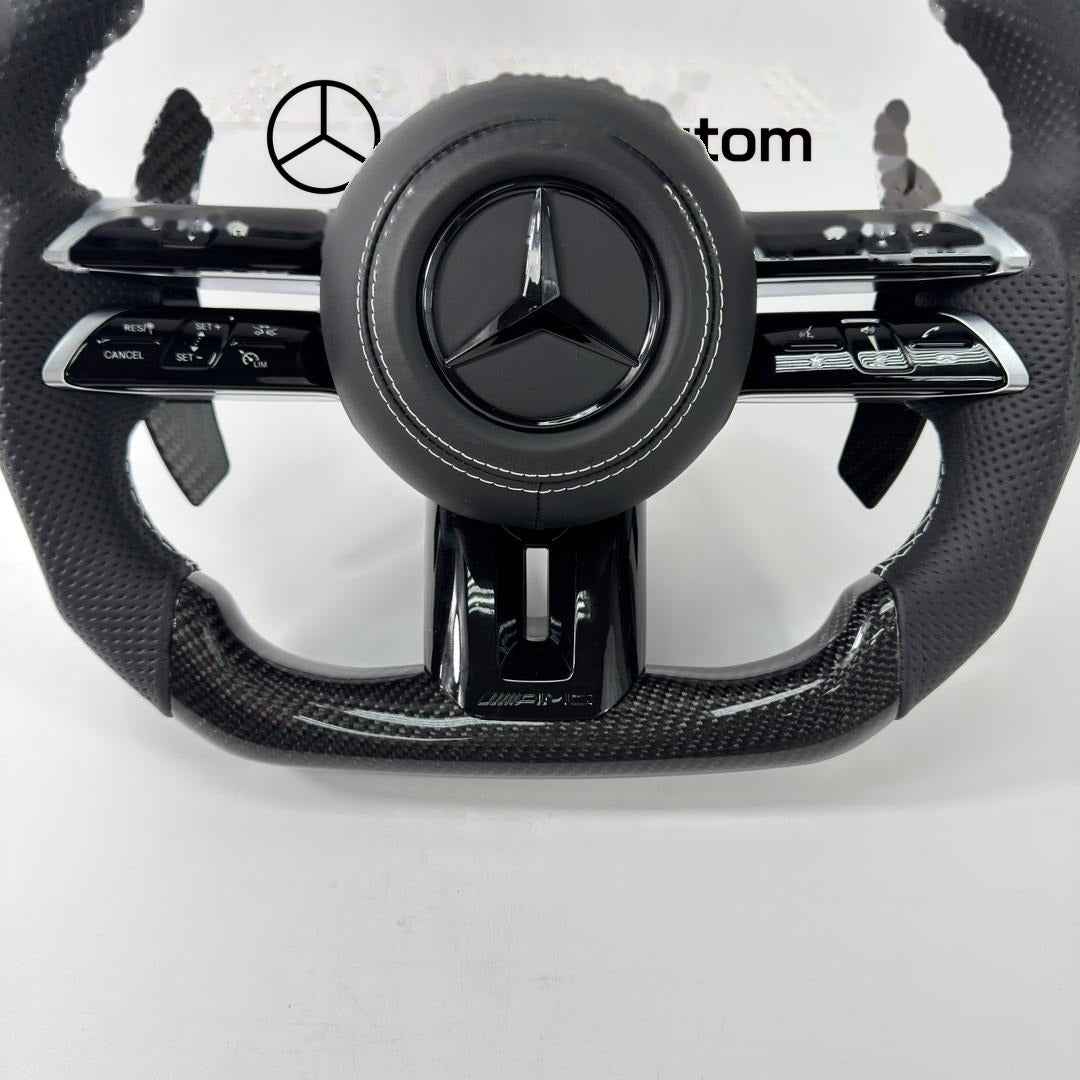 Custom Mercedes AMG Steering Wheel Latest Gen — view 4