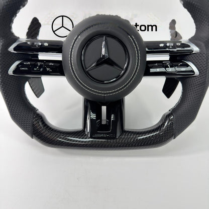 Custom Mercedes AMG Steering Wheel Latest Gen — view 4