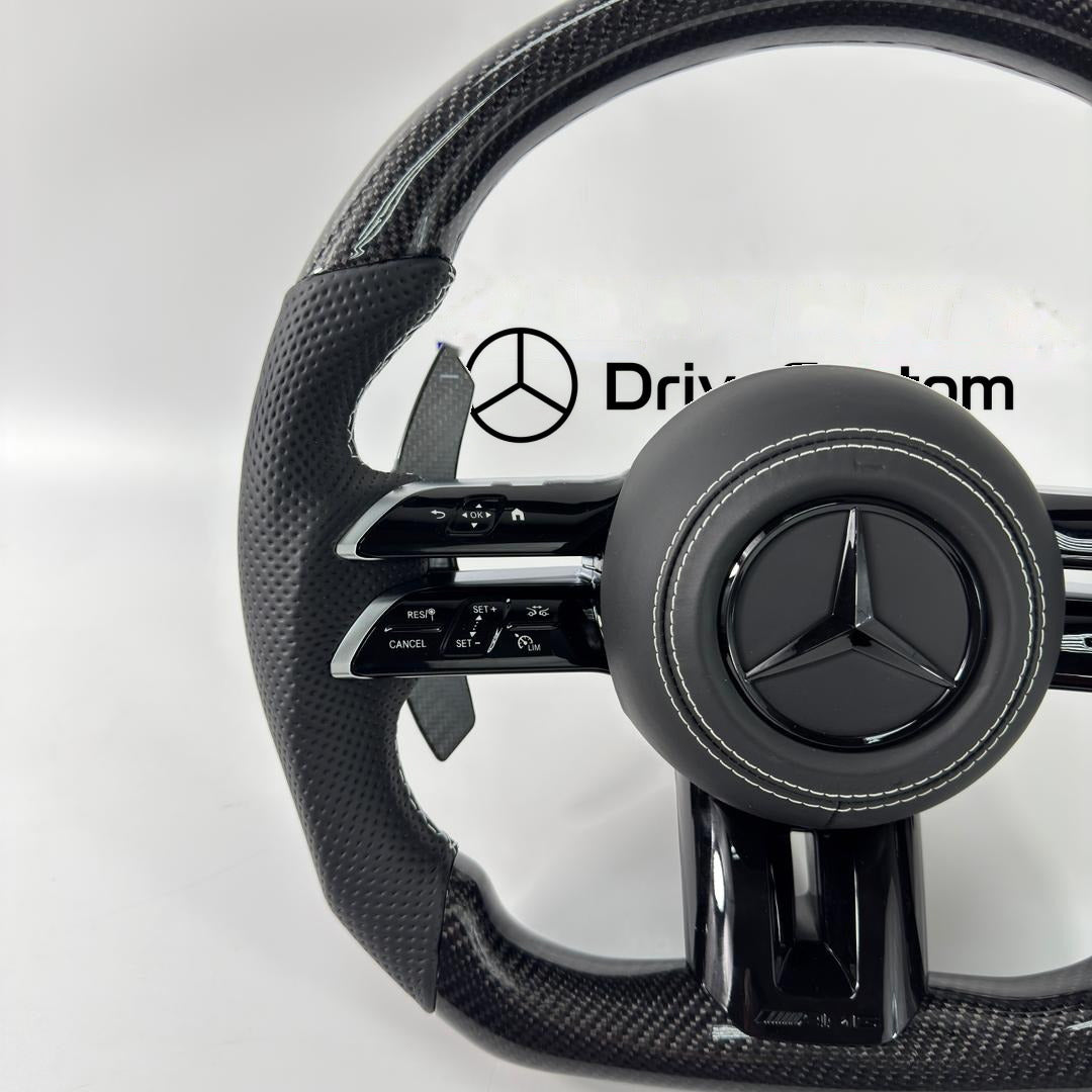 Custom Mercedes AMG Steering Wheel Latest Gen — view 3
