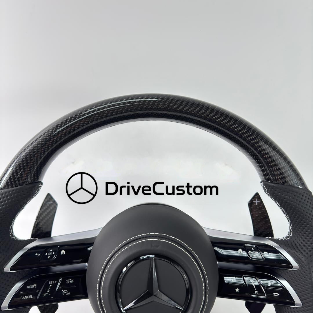 Custom Mercedes AMG Steering Wheel Latest Gen — detail