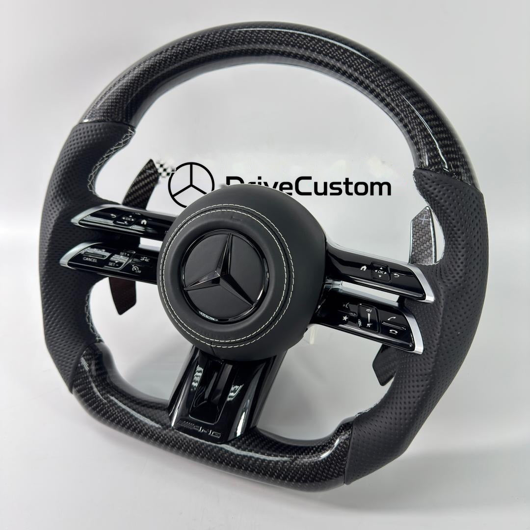 Custom Mercedes AMG Steering Wheel Latest Gen — view 5