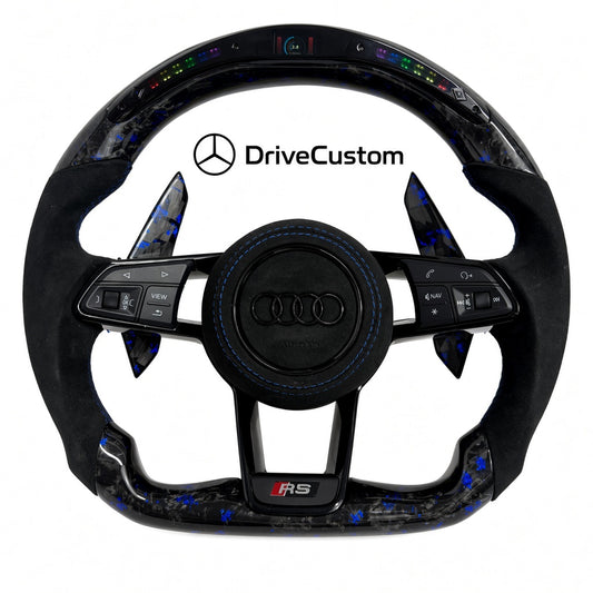 Custom Audi A8/RS8/S8 Steering Wheel — front view