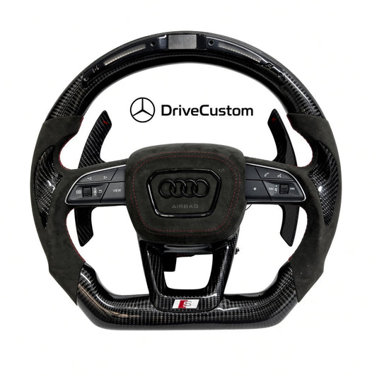 Custom Audi Q8/RSQ8 Steering Wheel — front view