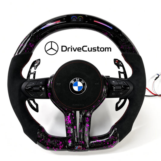 Custom BMW 3 Series Steering Wheel — front view