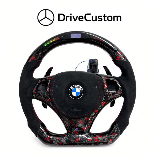 Custom BMW E6X/E8X/E9X Series Steering Wheel — front view