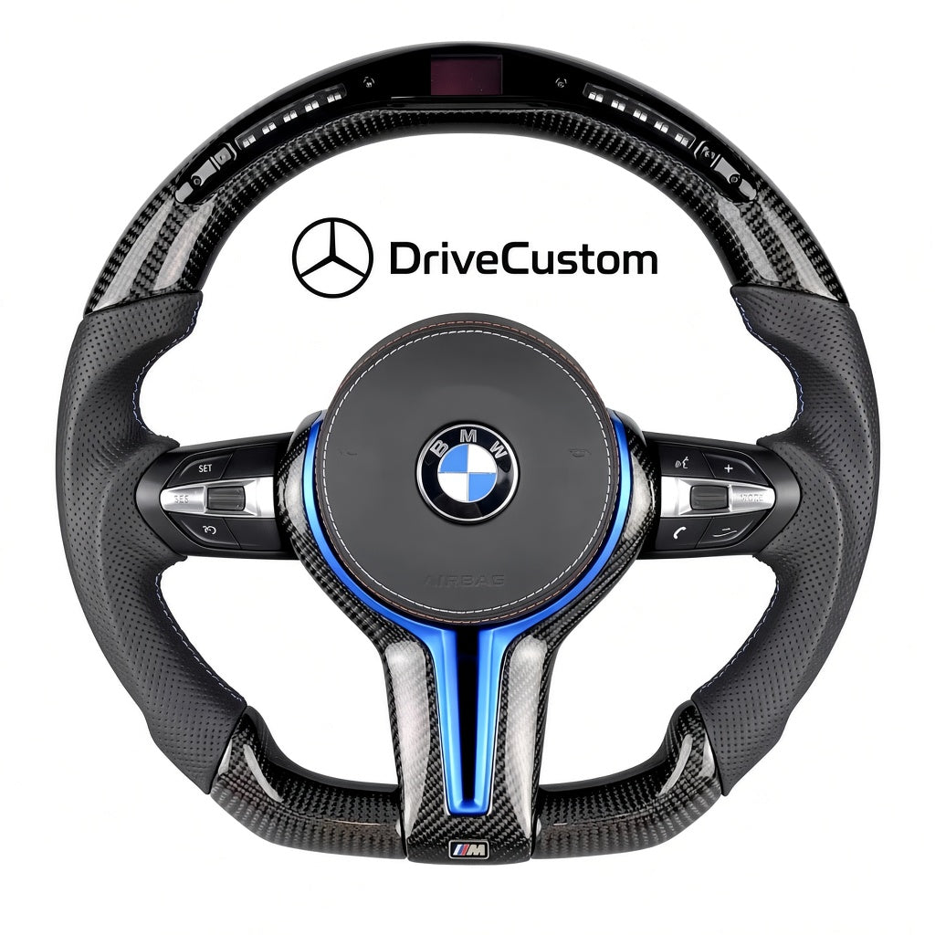 Custom BMW F Series Steering Wheel — front view