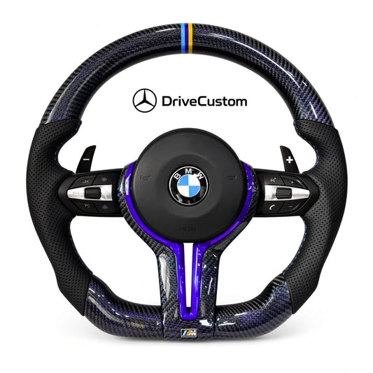 Custom BMW M135i Steering Wheel — front view