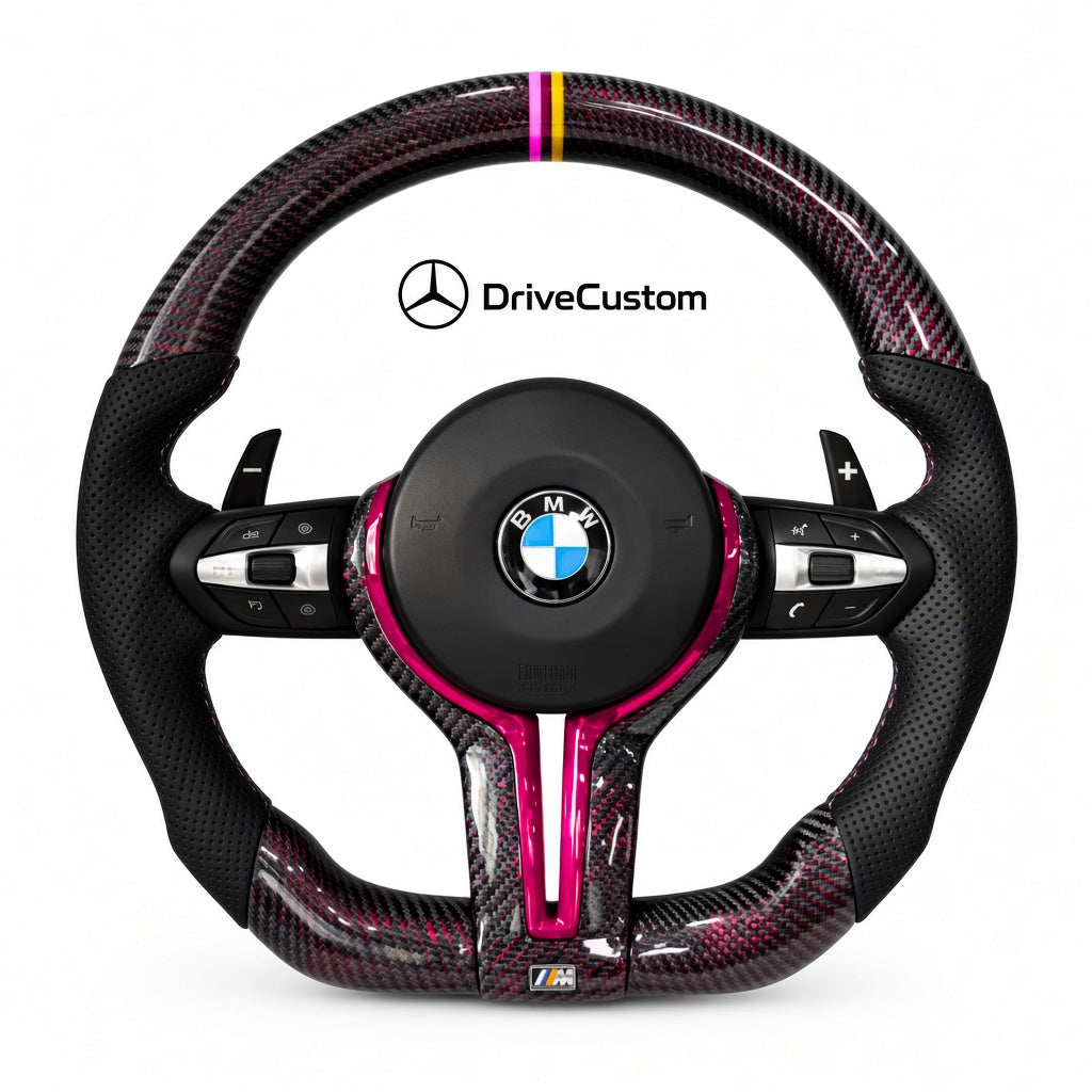 Custom BMW M2 Steering Wheel — front view
