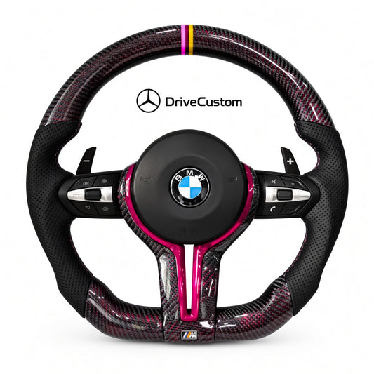 Custom BMW M2 Steering Wheel — front view
