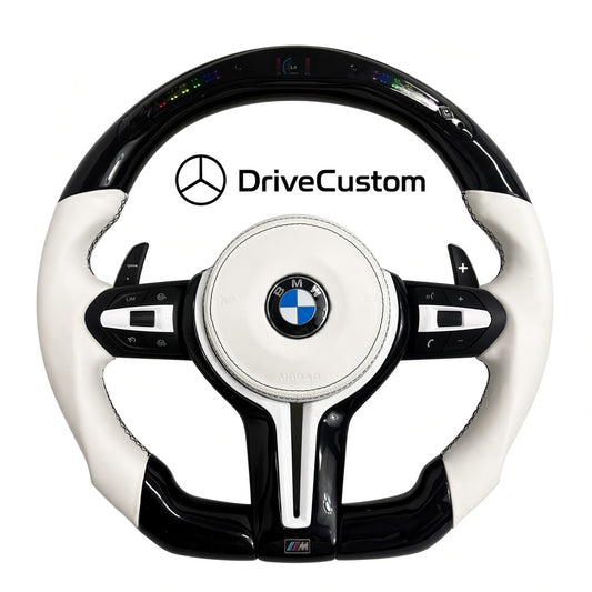 Custom BMW M4 Steering Wheel — front view