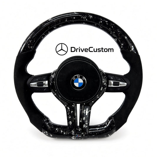 Custom BMW M5 Steering Wheel — front view