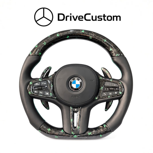 Custom BMW Series G Steering Wheel — front view