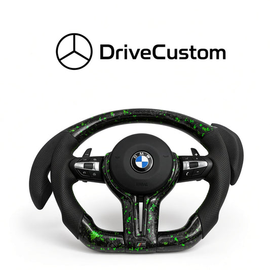 Custom BMW X4 Steering Wheel — front view