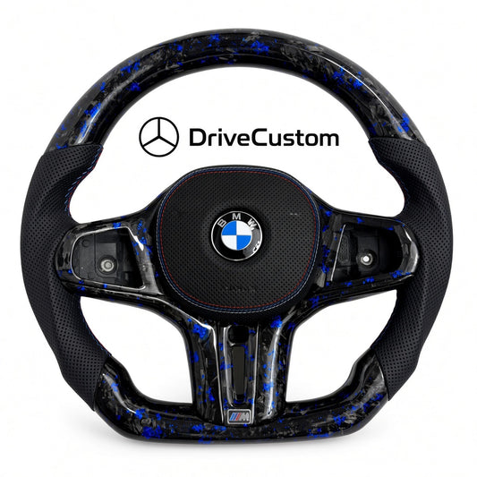 Custom BMW X6 Steering Wheel — front view