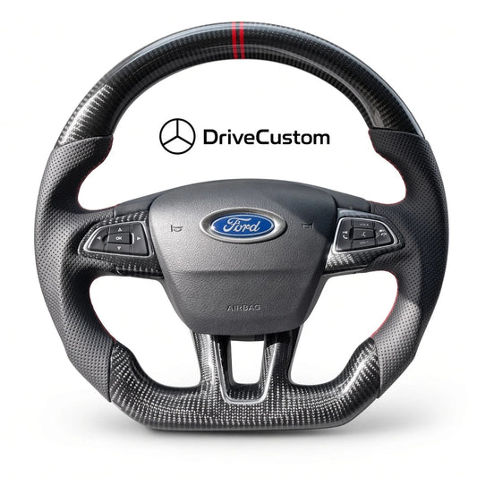 Custom Ford Focus Steering Wheel — front view