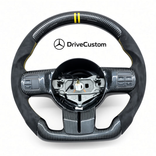 Custom Jeep Cherokee Steering Wheel — front view