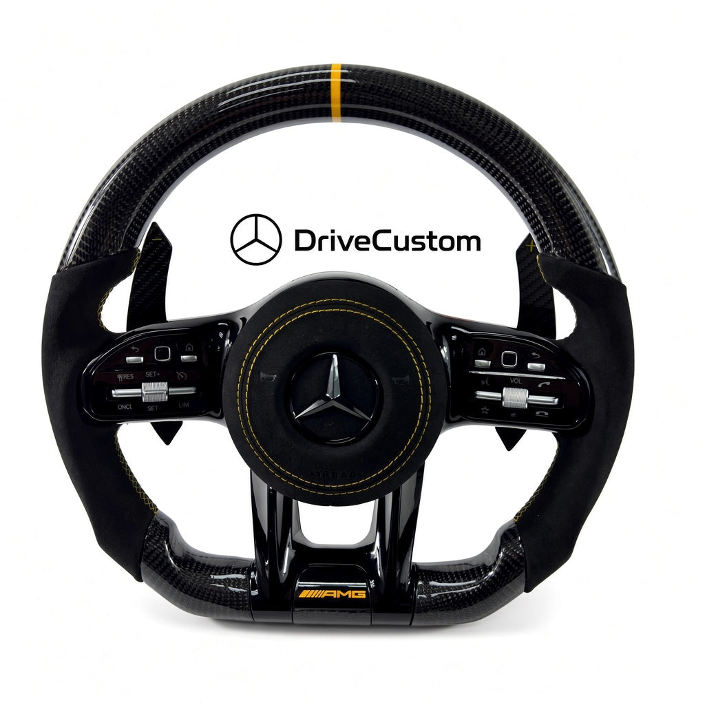 Custom Mercedes A-Class Steering Wheel — front view
