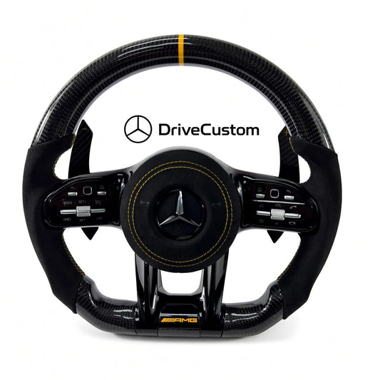 Custom Mercedes A-Class Steering Wheel — front view