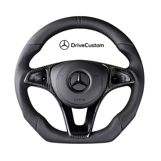 Custom Mercedes AMG Steering Wheel 2010-2013 — front view