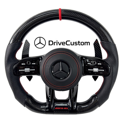 Custom Mercedes C-Class Steering Wheel — front view