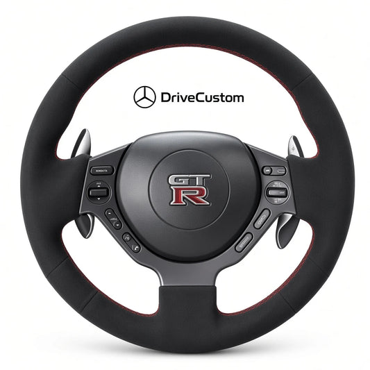 Custom Nissan GTR Steering Wheel — front view