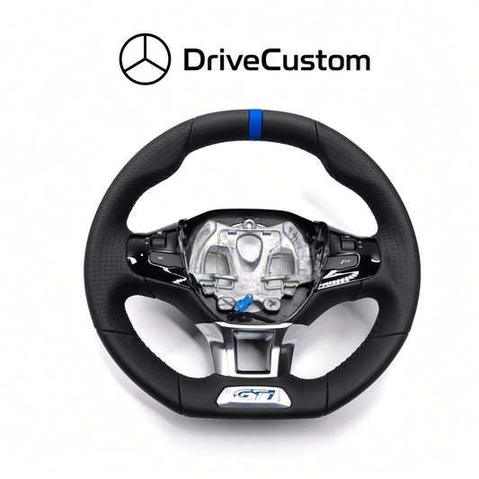 Custom Peugeot 308 Steering Wheel — front view