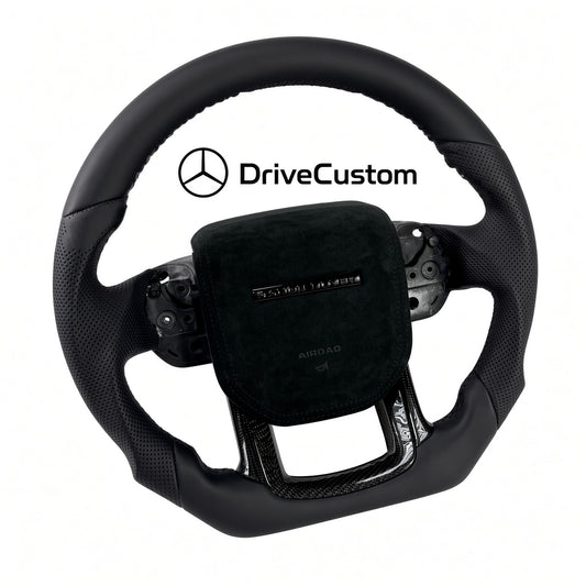 Custom Range Rover Steering Wheel — front view