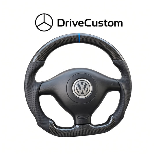 Custom VW Golf 4 Steering Wheel — front view