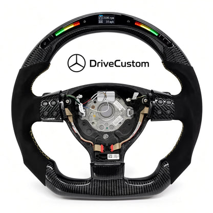 Custom VW Golf 5 Steering Wheel — front view