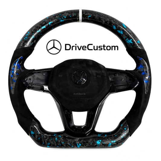 Custom VW Golf 8 R/GTI/GTE Steering Wheel — front view