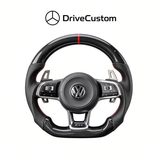 Custom VW Tiguan Steering Wheel — front view