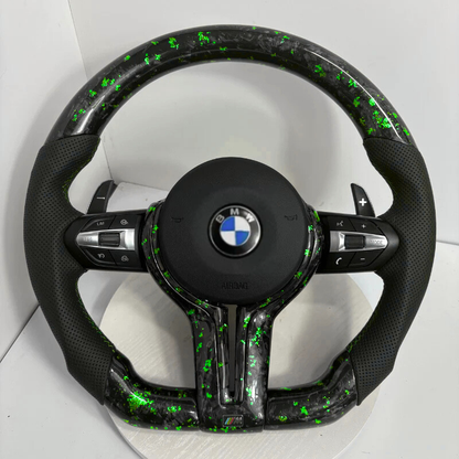 Custom BMW X4 Steering Wheel — front view
