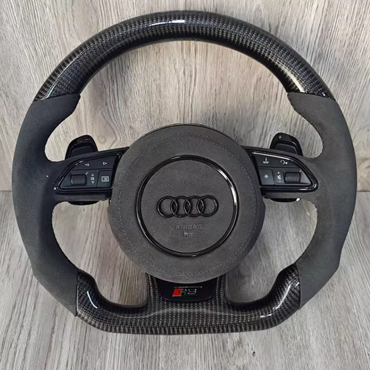 Custom Audi 8V1 S/RS Steering Wheel — front view