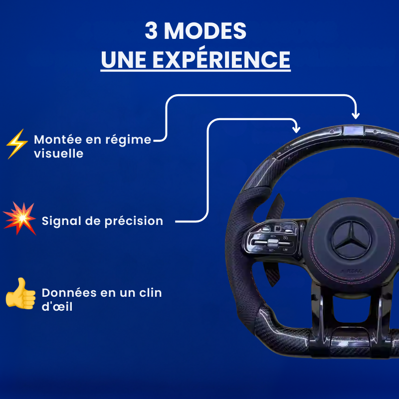 Custom Mercedes AMG Steering Wheel 2014-2017 — view 5