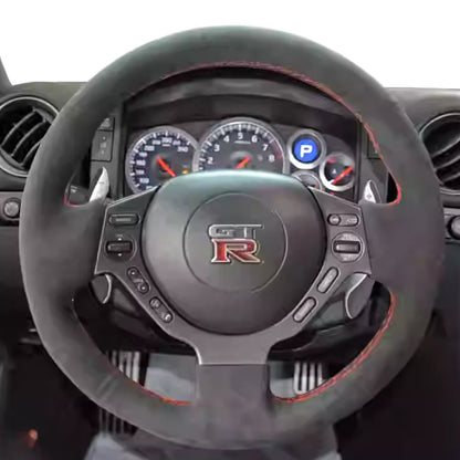Custom Nissan GTR Steering Wheel — front view
